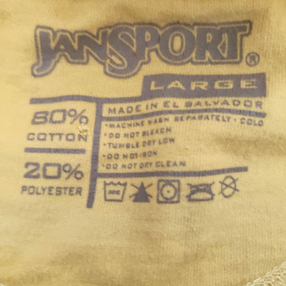 Vtg Western Michigan SIZE L Jansport Pullover Crewneck Sweatshirt 1/4 Zip - Picture 6 of 11